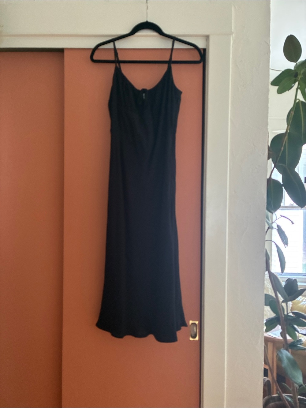 Wilfred Black Midi Slip Dress